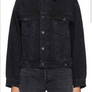 AGOLDE Black Denim Charli Jacket Jean Jacket